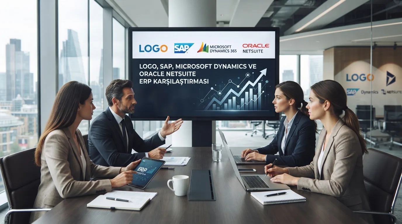 Logo, SAP, Microsoft Dynamics ve Oracle NetSuite ERP Karşılaştırması