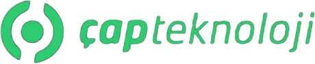 ÇAP Teknoloji logosu (beyaz)